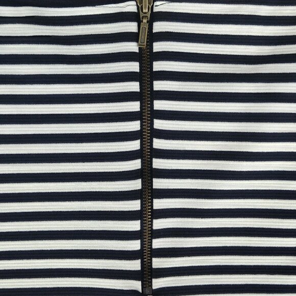 Old Navy Black and White Striped Long Sleeve Dress - Picture 6 of 13